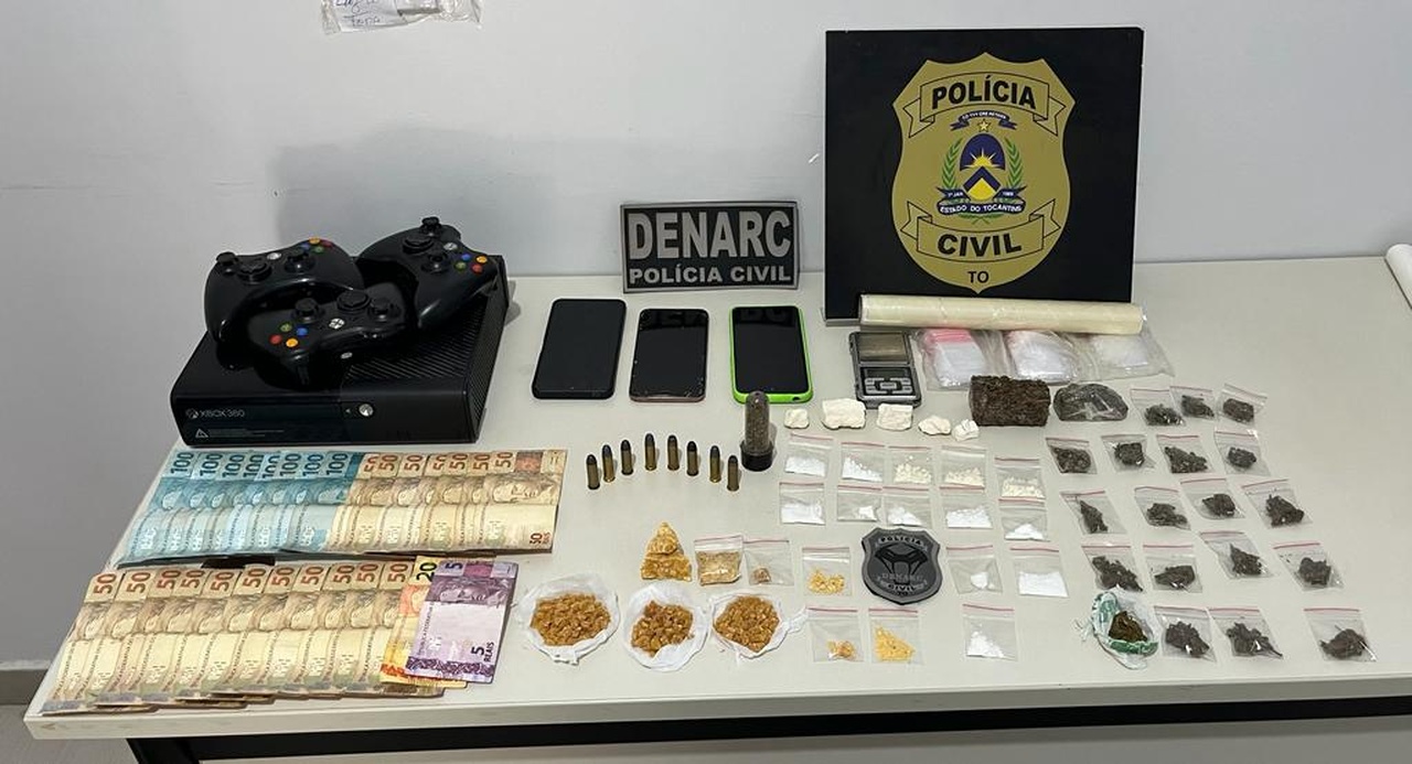 Dois homens são presos por tráfico de drogas na Arse 122, em Palmas