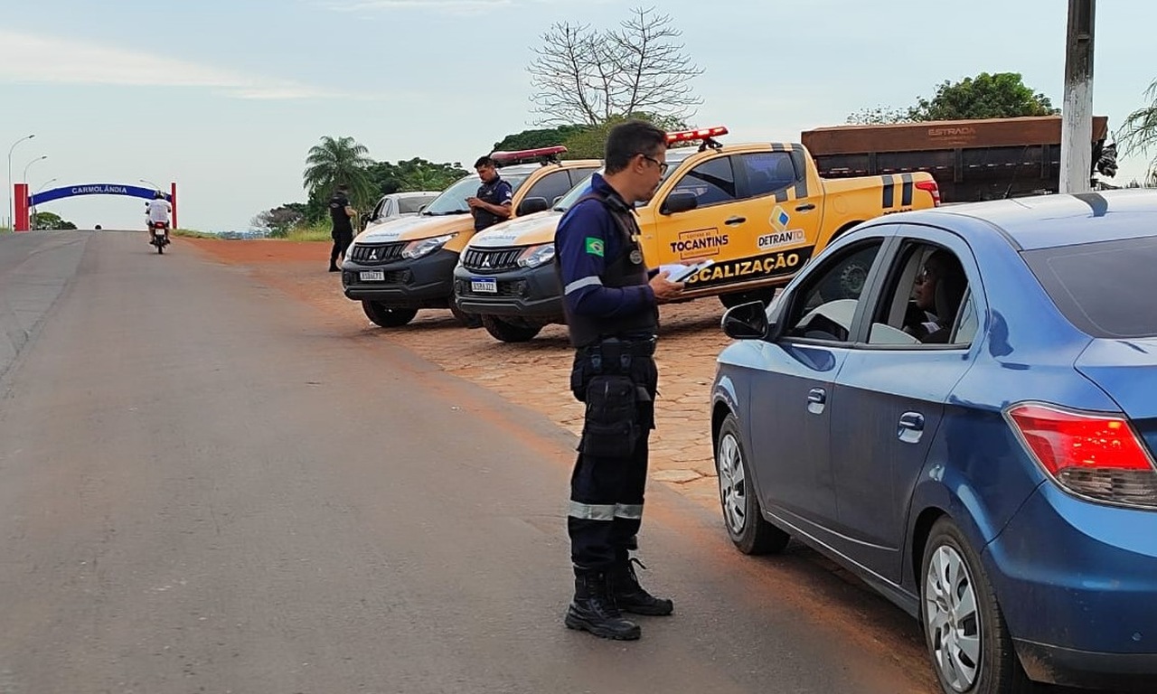 Operação do Detran Tocantins aplica 345 autos de infração e aborda mais de 2 mil veículos