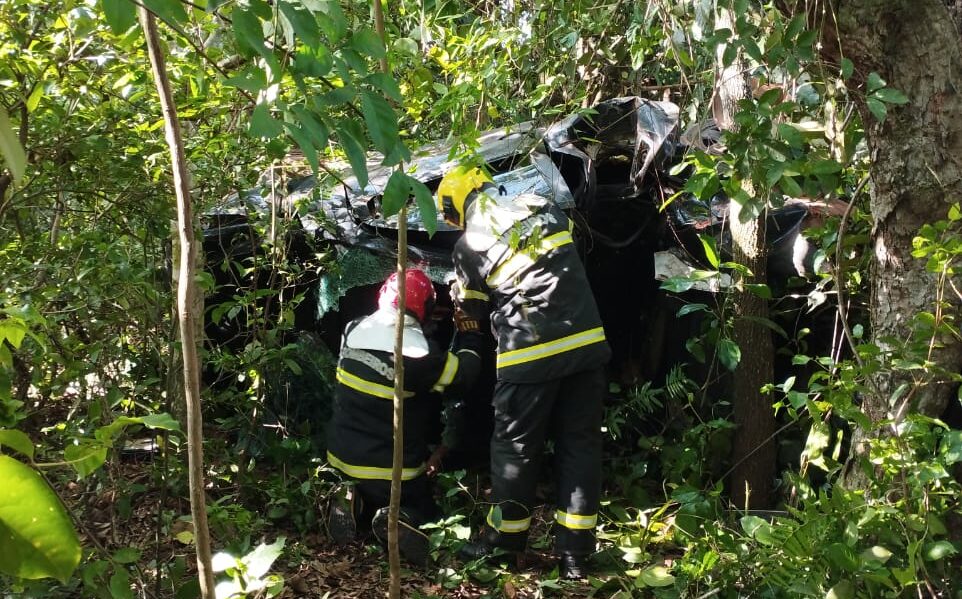 Homem de 43 anos morre após perder o controle do carro e bater em uma árvore em Nova Rosalândia