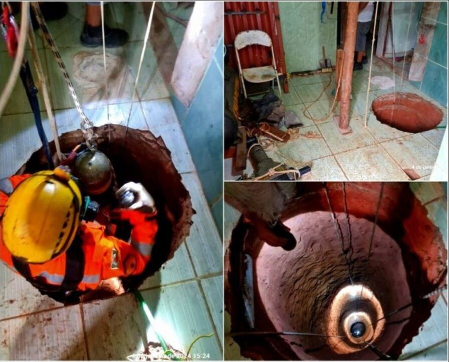 Idoso cava buraco de 40 metros em busca de ouro dentro de casa, cai e morre em Minas Gerais