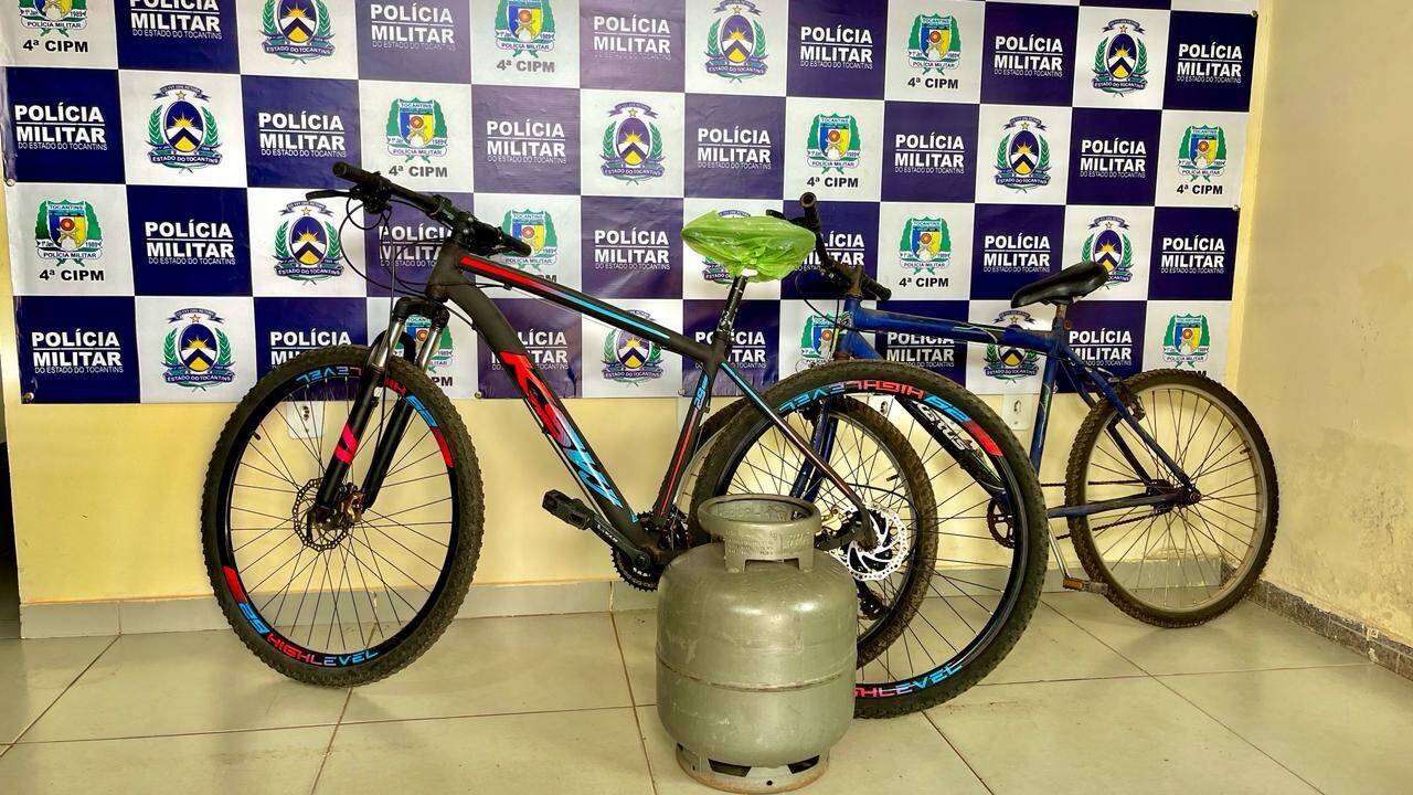Irmãos gêmeos são presos por furtarem bicicleta e botijão de gás em Lagoa da Confusão