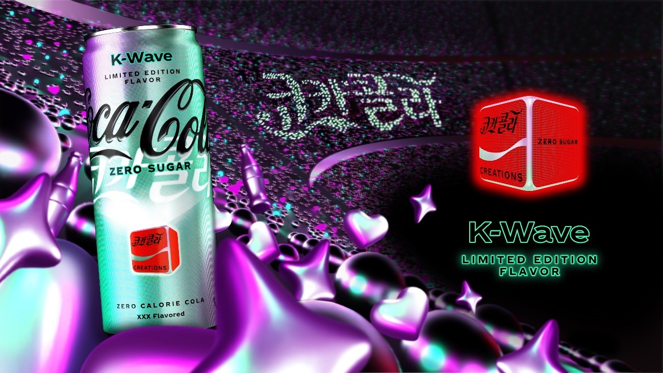 Coca-Cola celebra a fandom do K-Pop com o lançamento de Coca-Cola K-Wave Sem Açúcar