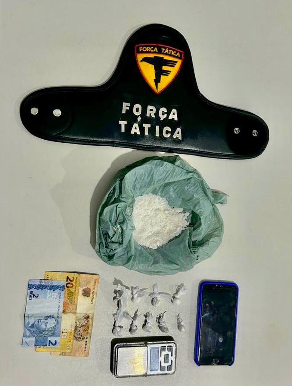 Passageiro de motorista de aplicativo é preso com várias porções de drogas no setor Aureny I, em Palmas