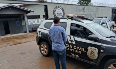Suspeito de matar o sobrinho após consumo de bebida alcoólica é preso no interior do Tocantins