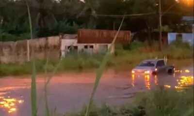[VÍDEO] Fortes chuvas em Palmas deixam estação de ônibus alagada e carros ilhados nas ruas