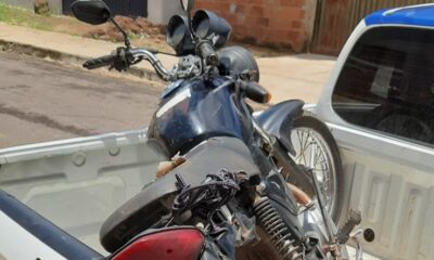 Moto furtada é recuperada na região sul de Palmas após vítima reconhecer veículo em anúncio de venda online