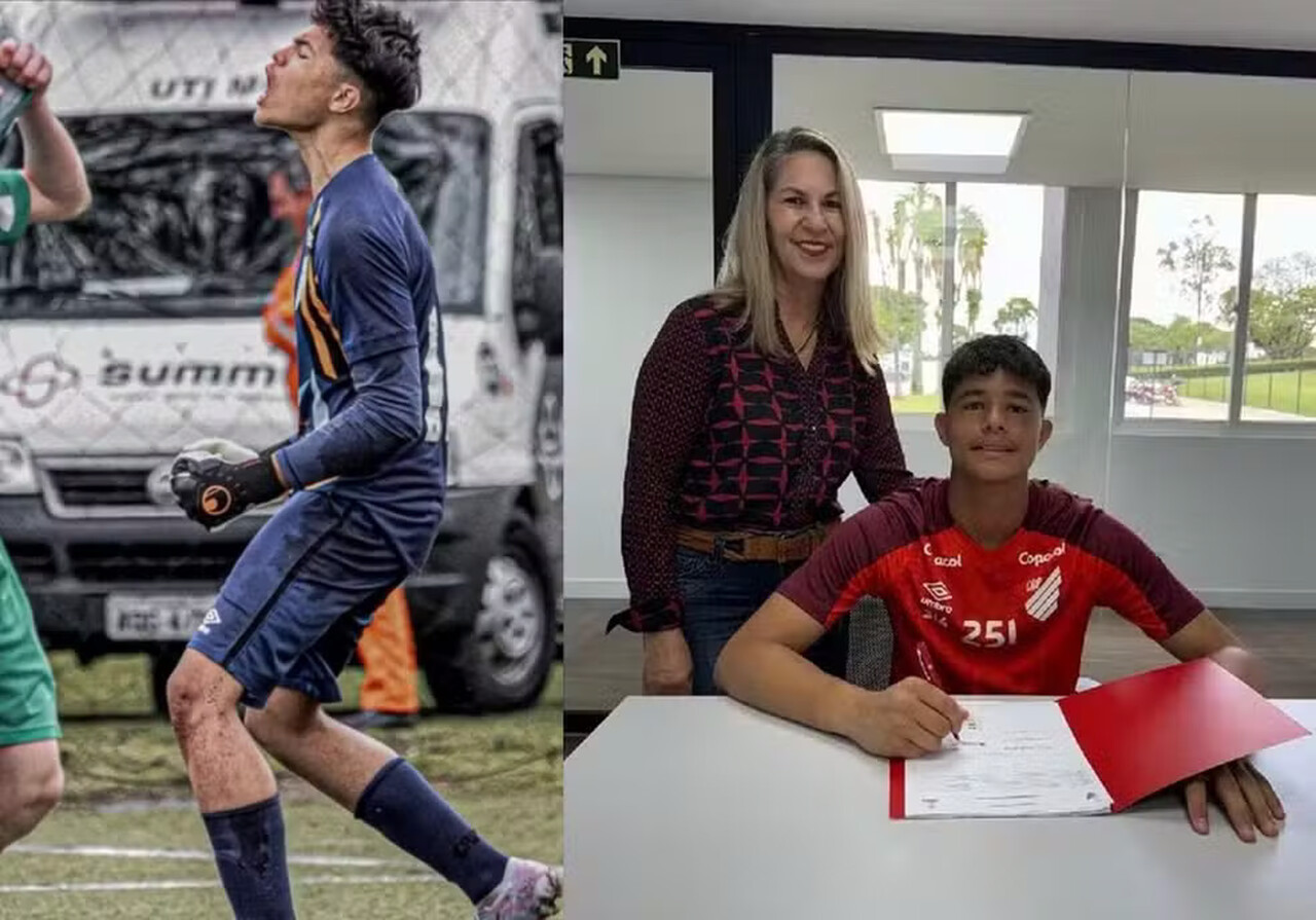 Filho de Eliza Samudio e do ex-goleiro Bruno assina contrato com o Athletico-PR no dia do aniversário da mãe