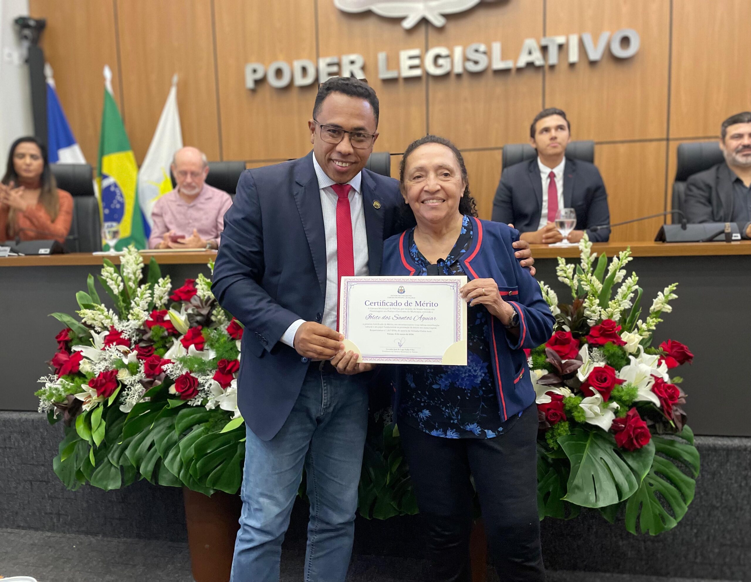 Vereador Daniel Nascimento participa de Sessão Solene em homenagem aos poetas e escritores de Palmas