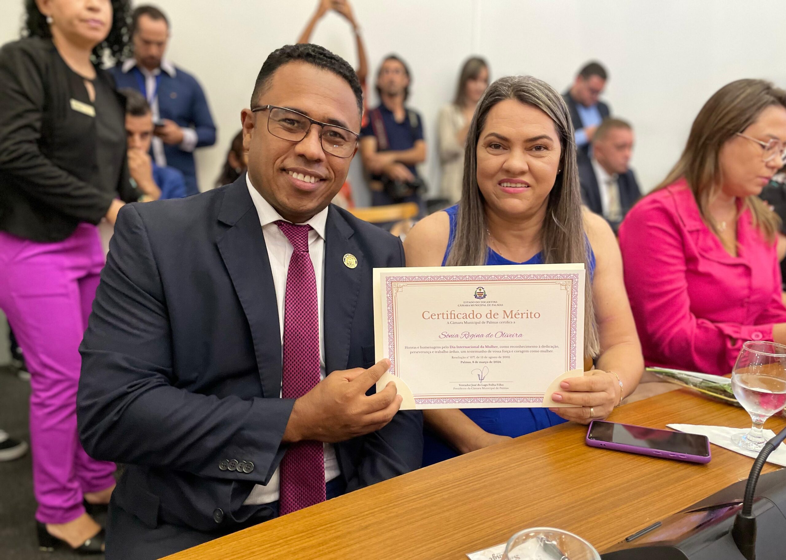 Vereador Daniel Nascimento celebra o Dia Internacional da Mulher na Câmara Municipal de Palmas