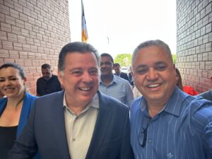 "Estamos confiantes no futuro de Palmas", declara vereador Eudes Assis durante visita do presidente nacional do PSDB