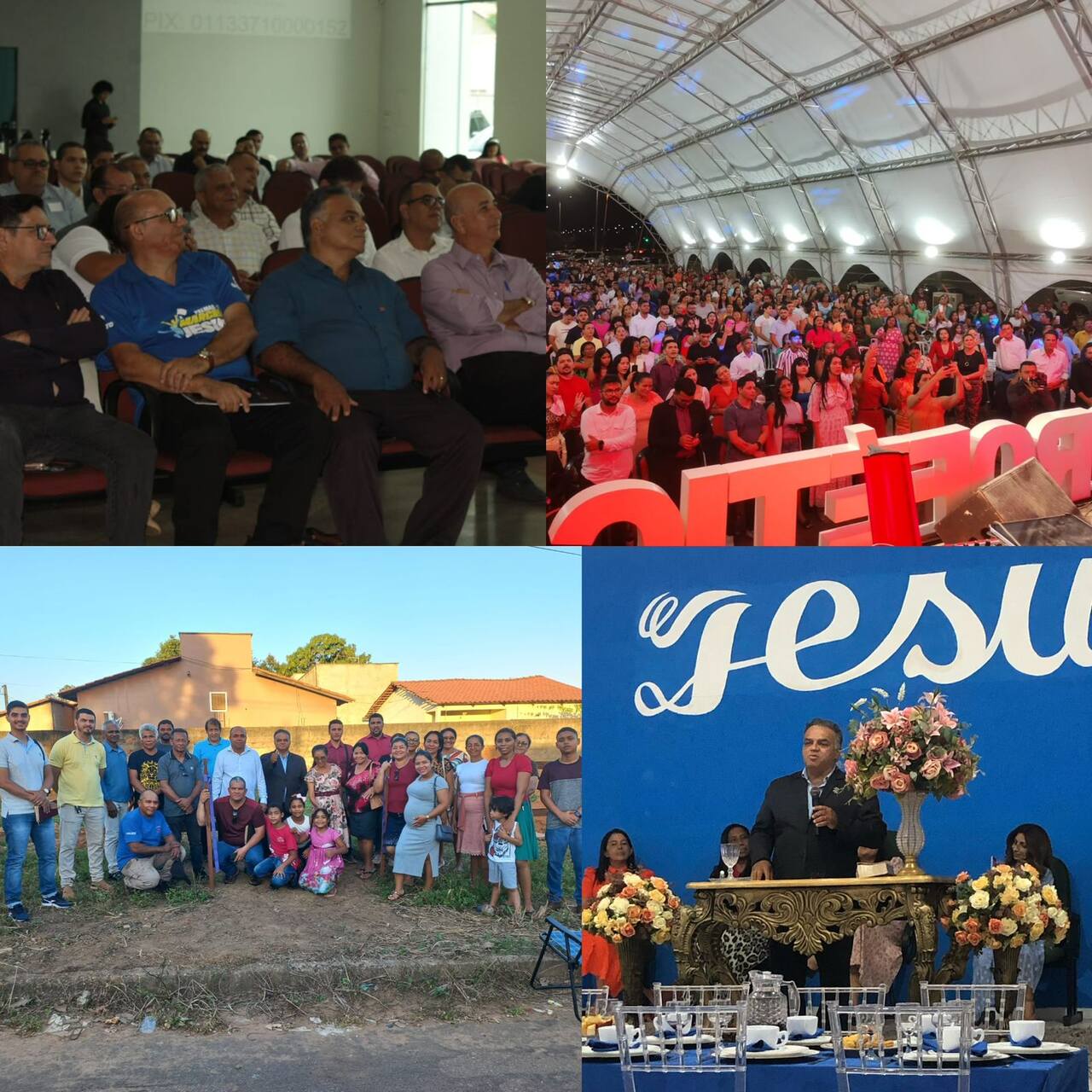 Pastor Claudemir Lopes participa de diversos eventos religiosos durante o fim de semana em Palmas; saiba detalhes