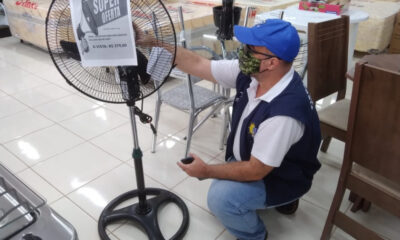 Um sol pra cada um: equipe da Agência de Metrologia dá dicas de compras e de uso de ventiladores no Tocantins