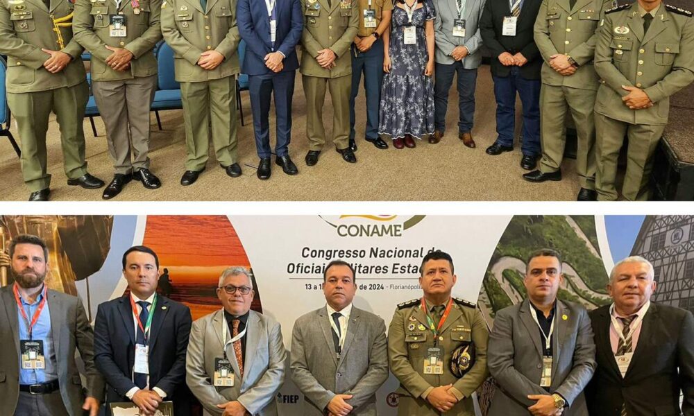 Representantes da ASMIR marcam presença no 3º Congresso Nacional de Oficiais Militares em Florianópolis, Santa Catarina