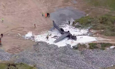 AGORA: Avião cai em aeroporto de Belo Horizonte e deixa duas pessoas mortas; VEJA VÍDEO