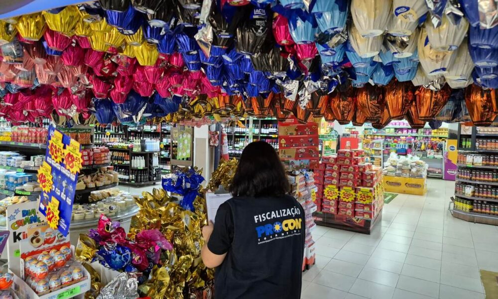 Pesquisa do Procon revela variações nos preços de produtos da Páscoa em Palmas; CONFIRA