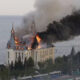 VÍDEO: Ataques russos destroem “Castelo do Harry Potter” na Ucrânia