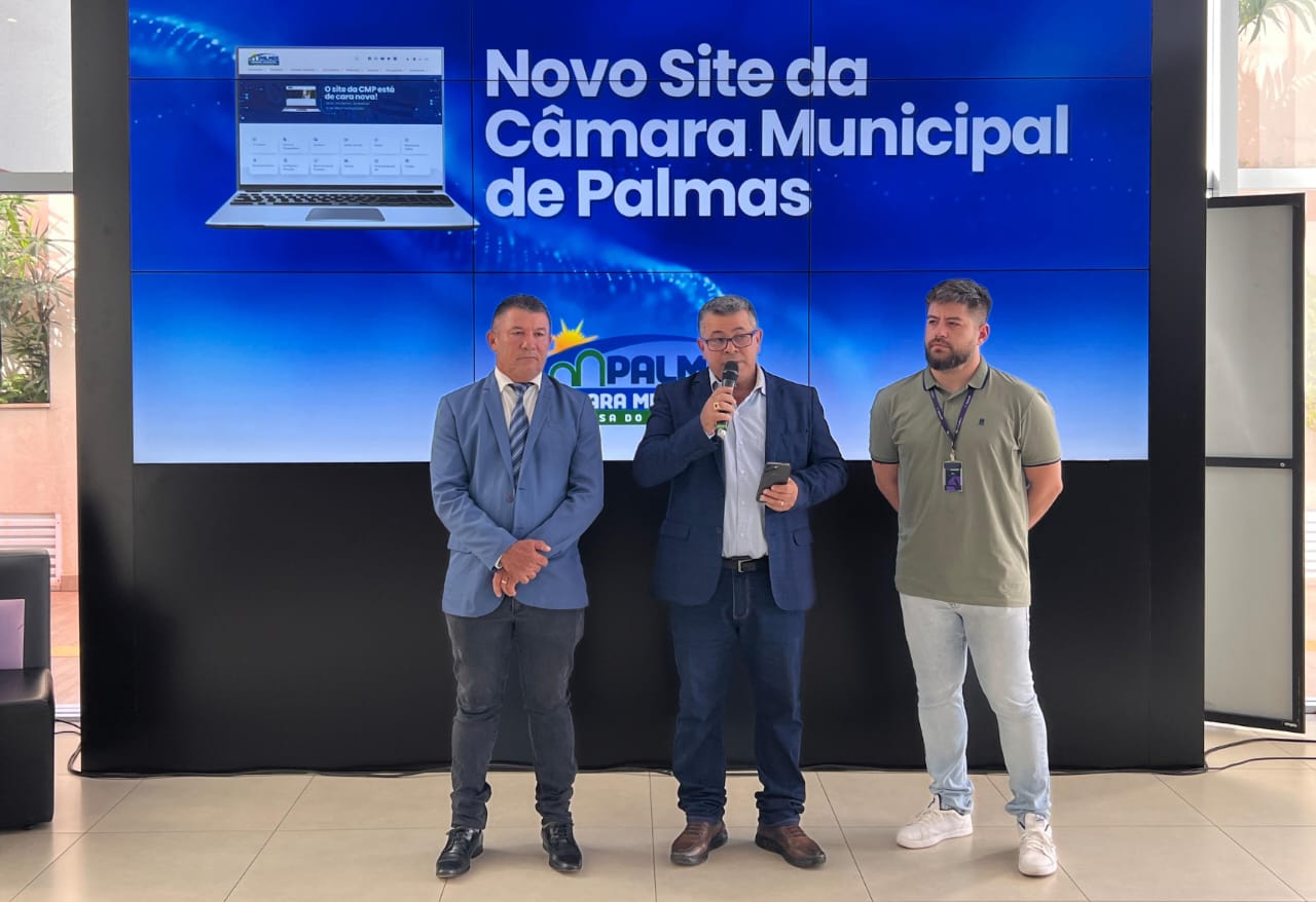 Câmara de Palmas renova site para ampliar transparência e facilitar acesso da população às atividades legislativas