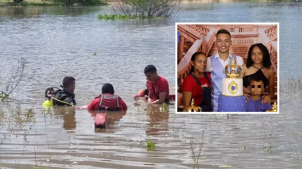 No Ceará, mãe e filha de influenciador morrem afogadas em rio