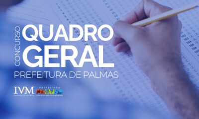 CONCURSO DO QUADRO GERAL DE PALMAS: Provas serão aplicadas neste domingo (7); confira detalhes