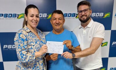 Vereador Márcio Reis filia-se ao PSDB de Cinthia Ribeiro e fortalece trabalho para sua reeleição em Palmas