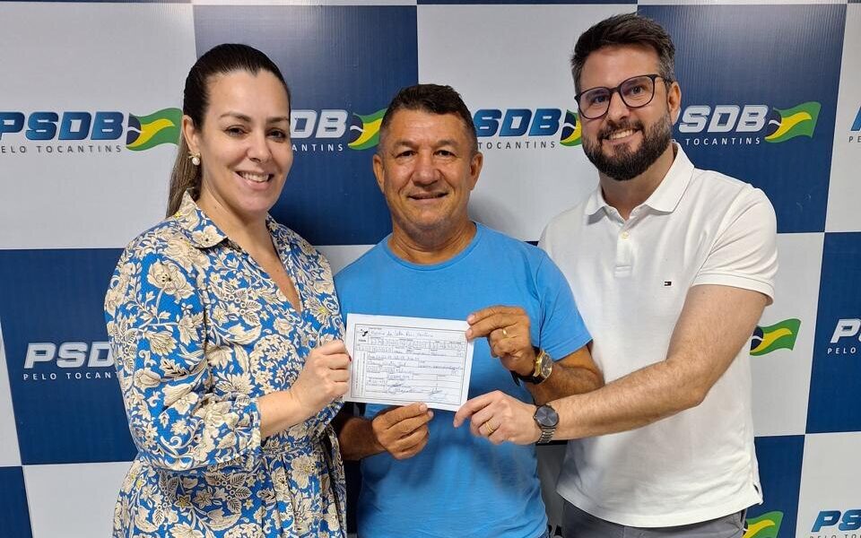 Vereador Márcio Reis filia-se ao PSDB de Cinthia Ribeiro e fortalece trabalho para sua reeleição em Palmas