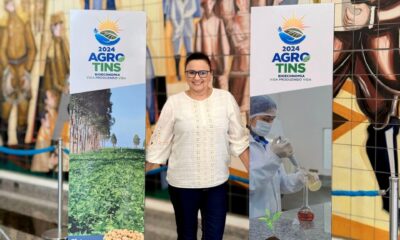 Vereadora Professora Iolanda Castro participa da cerimônia oficial do lançamento da Agrotins 2024