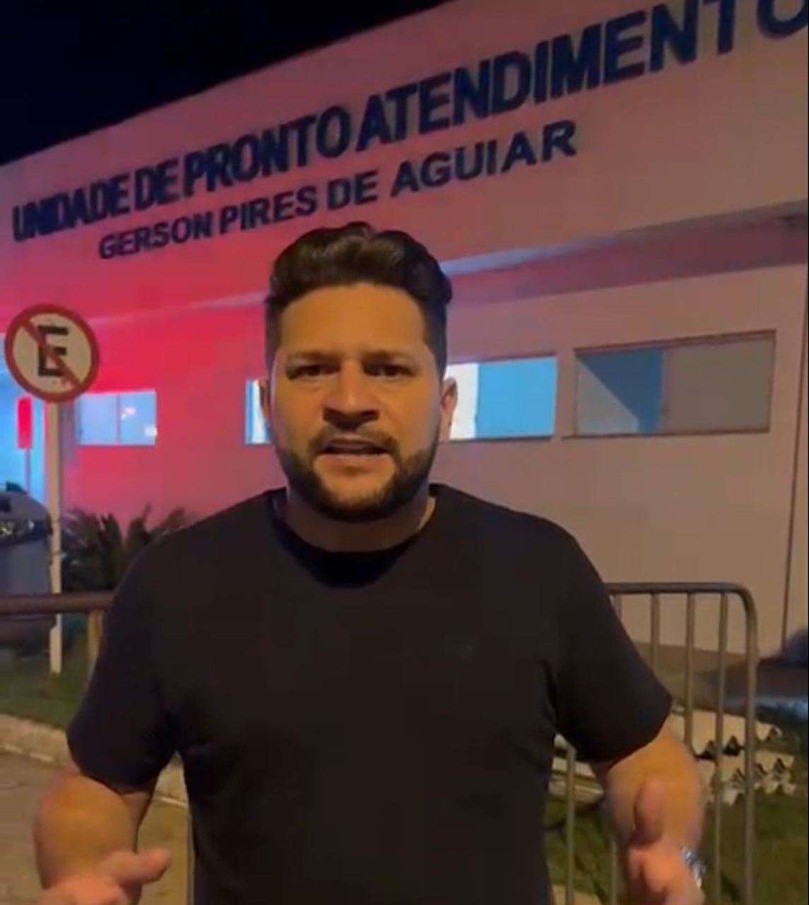 ''É vergonhoso a situação que está aqui'', diz vereador Rubens Uchôa ao visitar UPA da região Sul de Palmas; VEJA VÍDEO