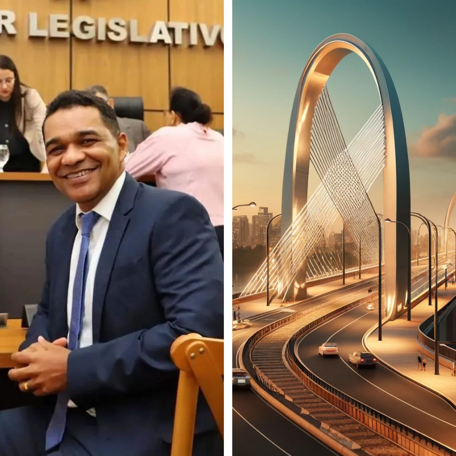 Vereador Waldson da Agesp propõe construção de ponte conectando a Av. NS-10 à Avenida Trajano Coelho Neto, no Bertaville, em Palmas