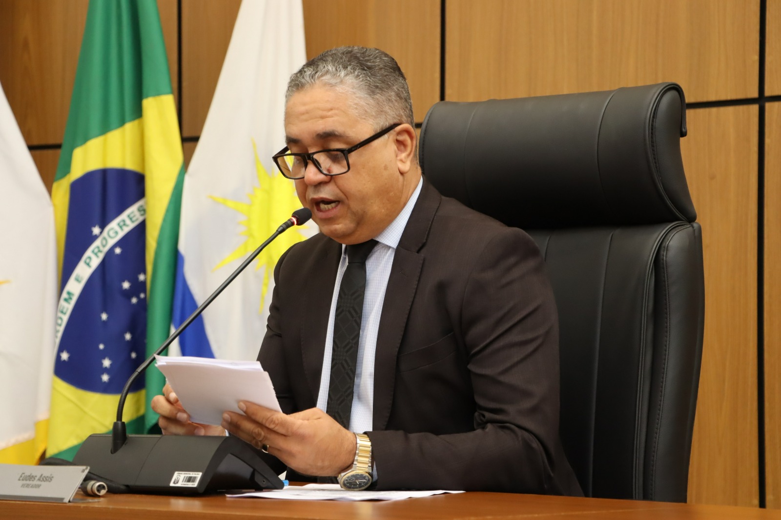 CPI da BRK: Vereador Eudes Assis defende fortalecimento da ARP durante sessão na Câmara de Palmas