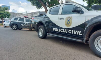 Trio suspeito de roubar mais de R$ 400 mil de caixas eletrônicos em Miranorte e Pedro Afonso é alvo da Polícia Civil na 'Operação Payback'
