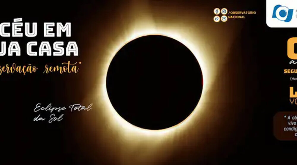Eclipse total do Sol acontece nesta segunda-feira (8); saiba como assistir online