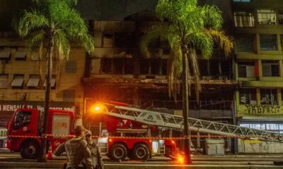 Trágico: Incêndio mata 10 pessoas em pousada de Porto Alegre; VEJA VÍDEO