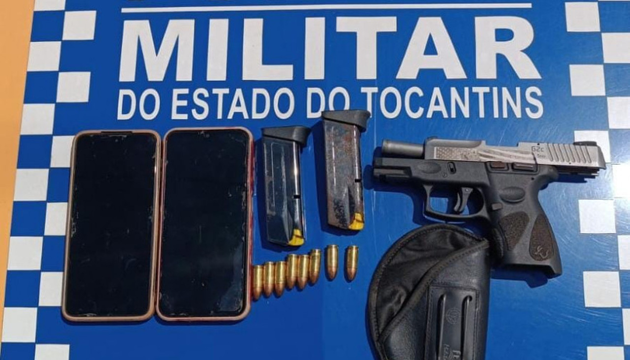 Homem é preso por porte ilegal de arma de fogo entre Taquaruçu e Buritirana