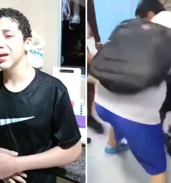 Vídeo mostra menino que morreu após ser agredido por alunos em escola de SP chorando e reclamando de dor; ASSISTA