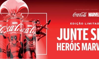 Coca-Cola e Marvel unem forças em uma colaboração dedicada aos fãs dos heróis e vilões do Universo Marvel