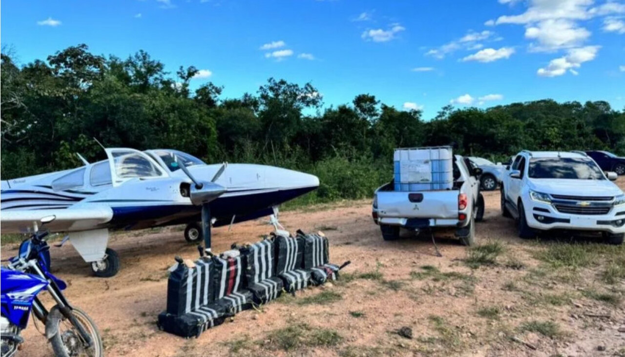 Operação conjunta entre PM e PF apreende 400 kg de cocaína no Tocantins