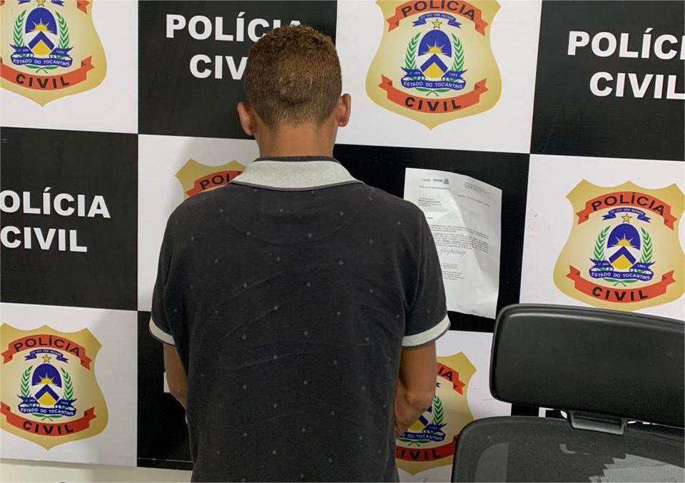 Homem é preso e menor de 17 anos é apreendida após roubarem dinheiro da aposentadoria de um casal de idosos em Xambioá