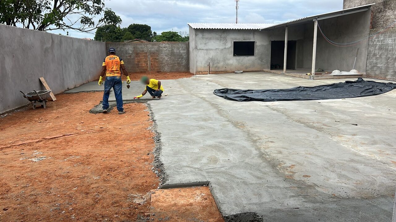 Reforma da sede policial em Peixe conta com mão de obra dos custodiados da Unidade Penal de Gurupi