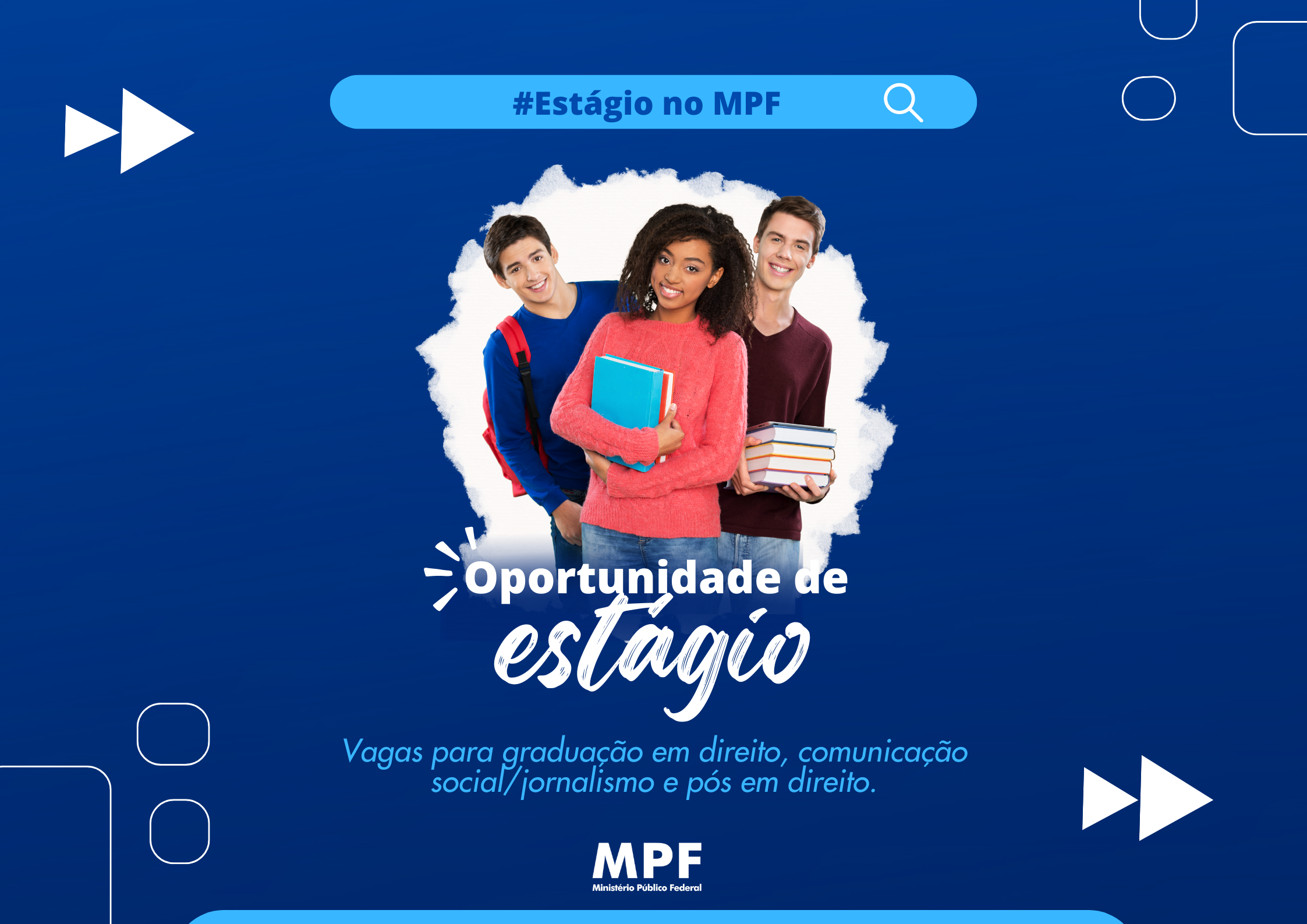 Edital divulga oportunidades de estágio no MPF do Tocantins com bolsas de até R$ 2.055,65; saiba como se inscrever