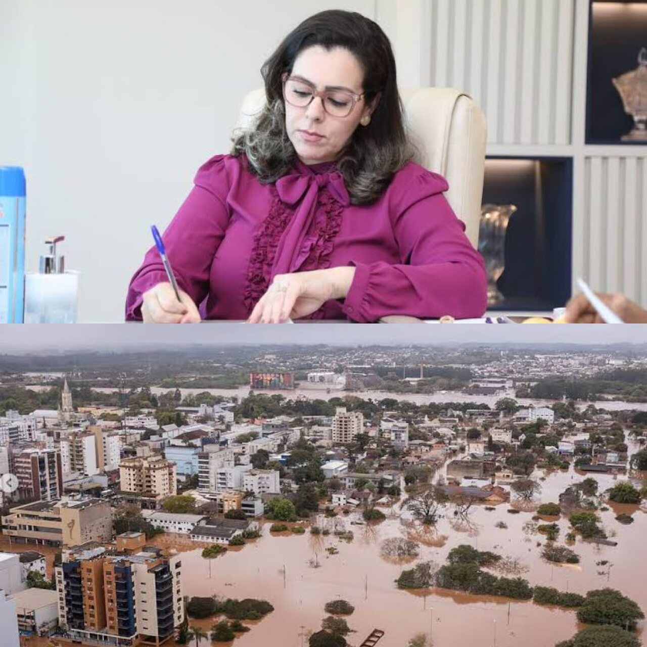 Prefeita Cinthia Ribeiro emite nota em solidariedade às vítimas das chuvas no Rio Grande do Sul; confira