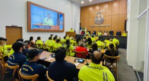 Vereador Daniel Nascimento marca presença na Sessão Solene em homenagem ao Dia Nacional do Agente de Trânsito