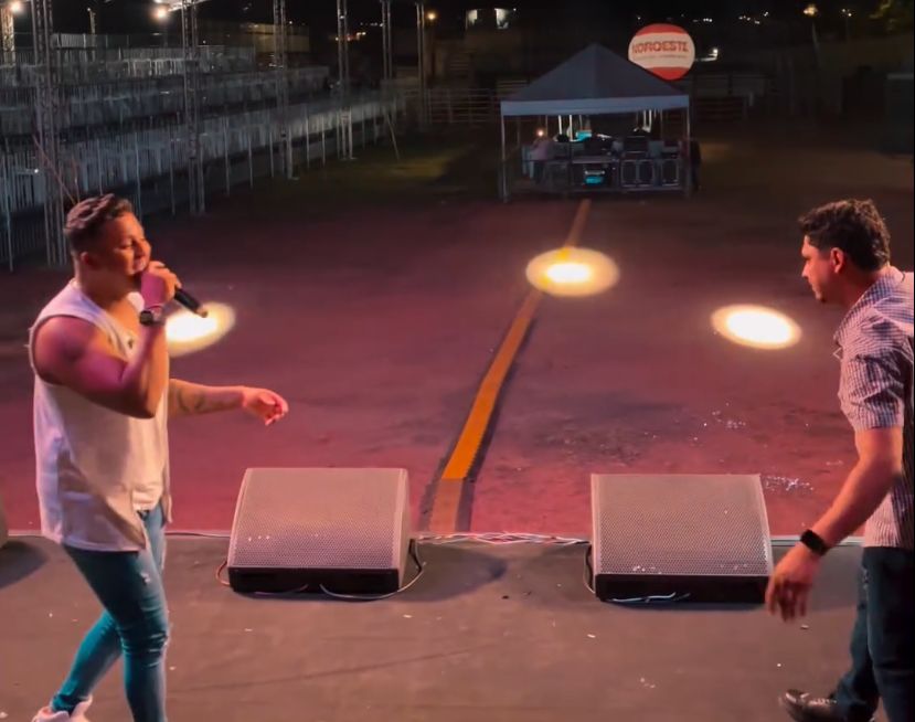 VÍDEO: Dupla sertaneja tocantinense se apresenta em show sem público na Expoara 2024, em Araguaína