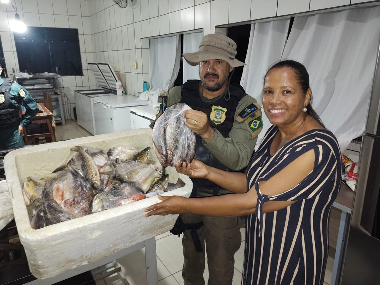 Fiscalização: Operação ambiental apreende 184 kg de pescado ilegal no Tocantins