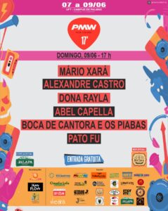 PMW Rock Festival: Palmas recebe evento gratuito com Pato Fu, Francisco, el Hombre e outras atrações; confira