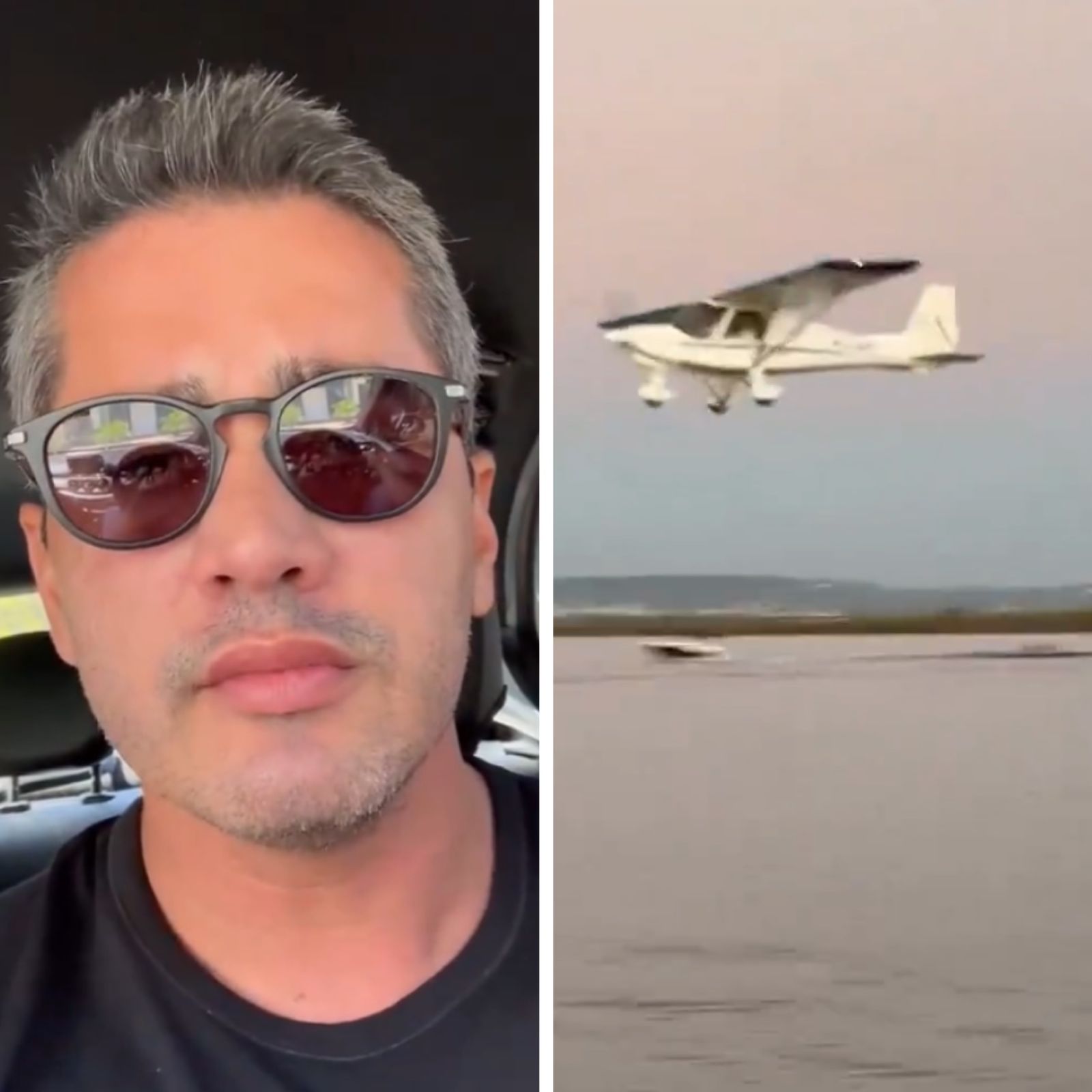 Vídeo de avião realizando manobras perigosas sobre o lago de Palmas viraliza e tenente-coronel da PM alerta sobre os riscos; ASSISTA