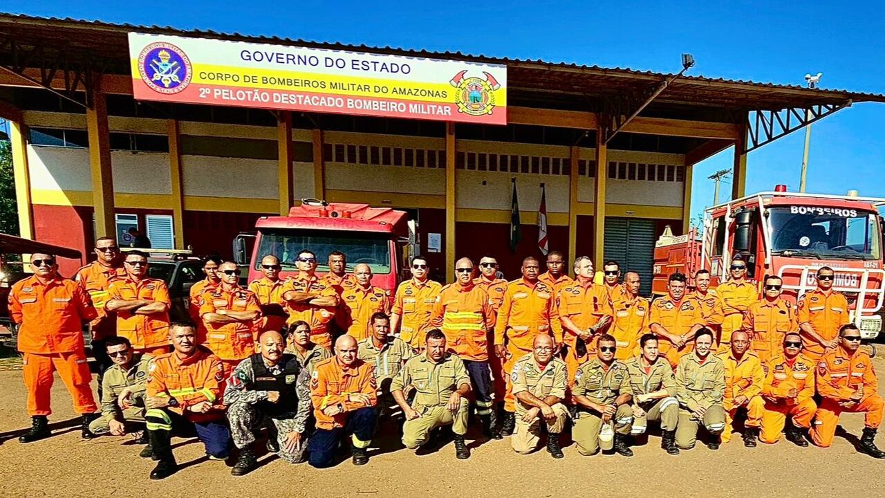 Bombeiros tocantinenses iniciam combate a incêndios no Amazonas