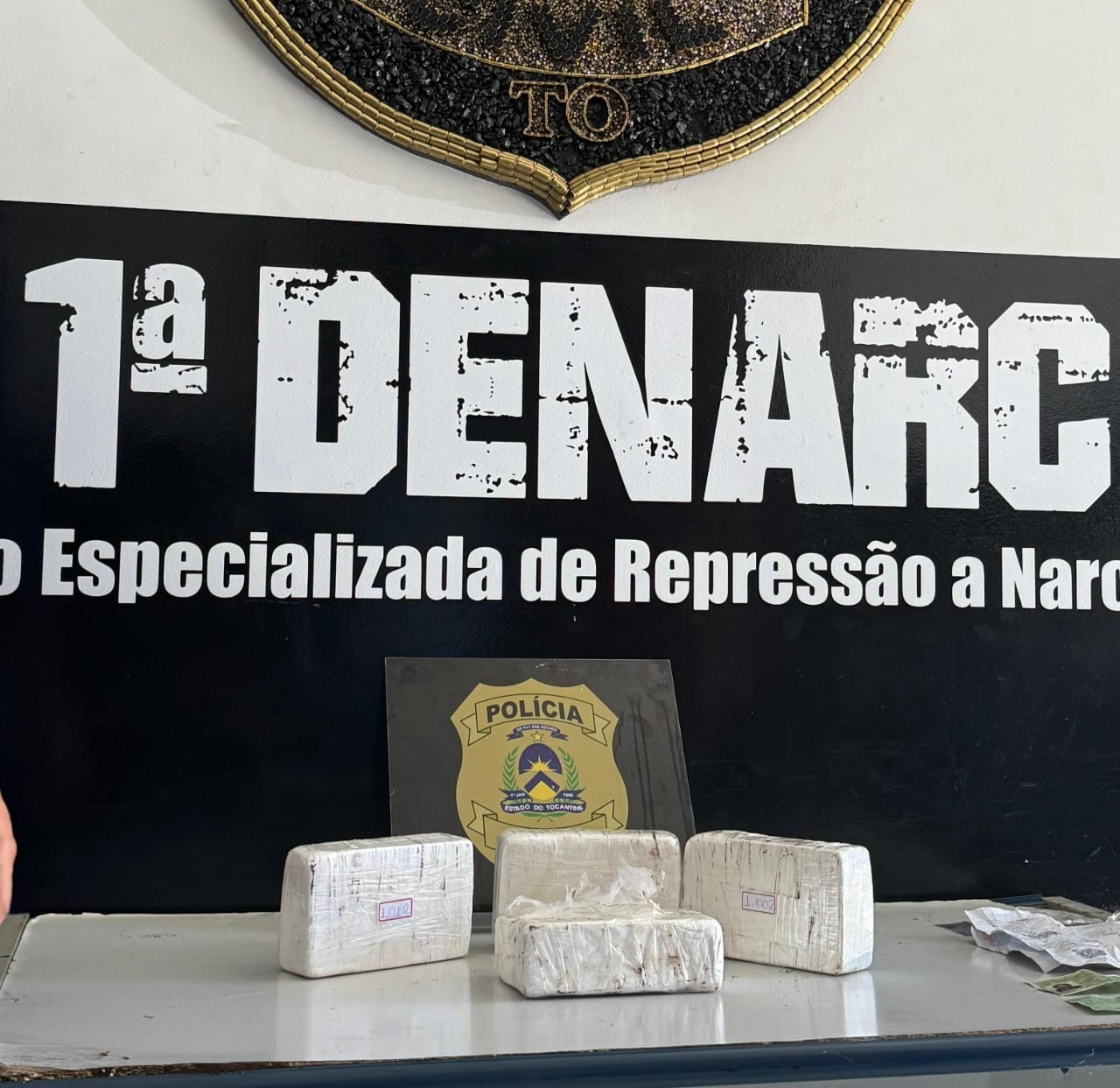 Homem é preso com cocaína avaliada em R$ 200 mil no terminal rodoviário de Palmas