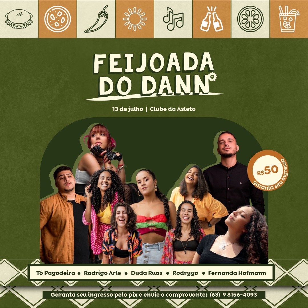 Influenciador e jornalista Daniel Lélis promove Feijoada do Dann no próximo sábado em Palmas