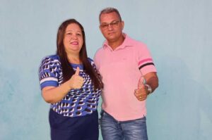 Wânia Máritha, presidente da associação de moradores do Aureny IV, declara apoio a Nonatão da 4 como pré-candidato a vereador de Palmas