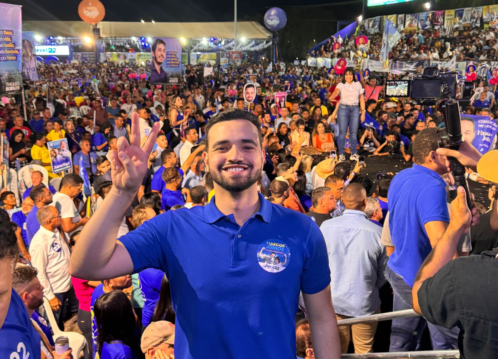 Com apoio de Janad, Marcos Júnior é o candidato a vereador mais jovem da chapa do PL